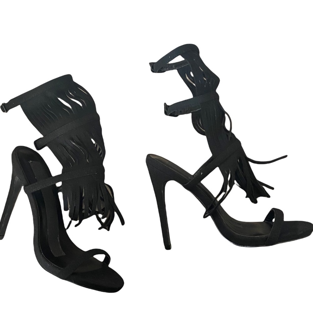 Fringe High Heels